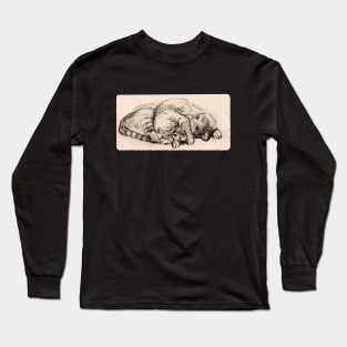 Two friendly cats Long Sleeve T-Shirt